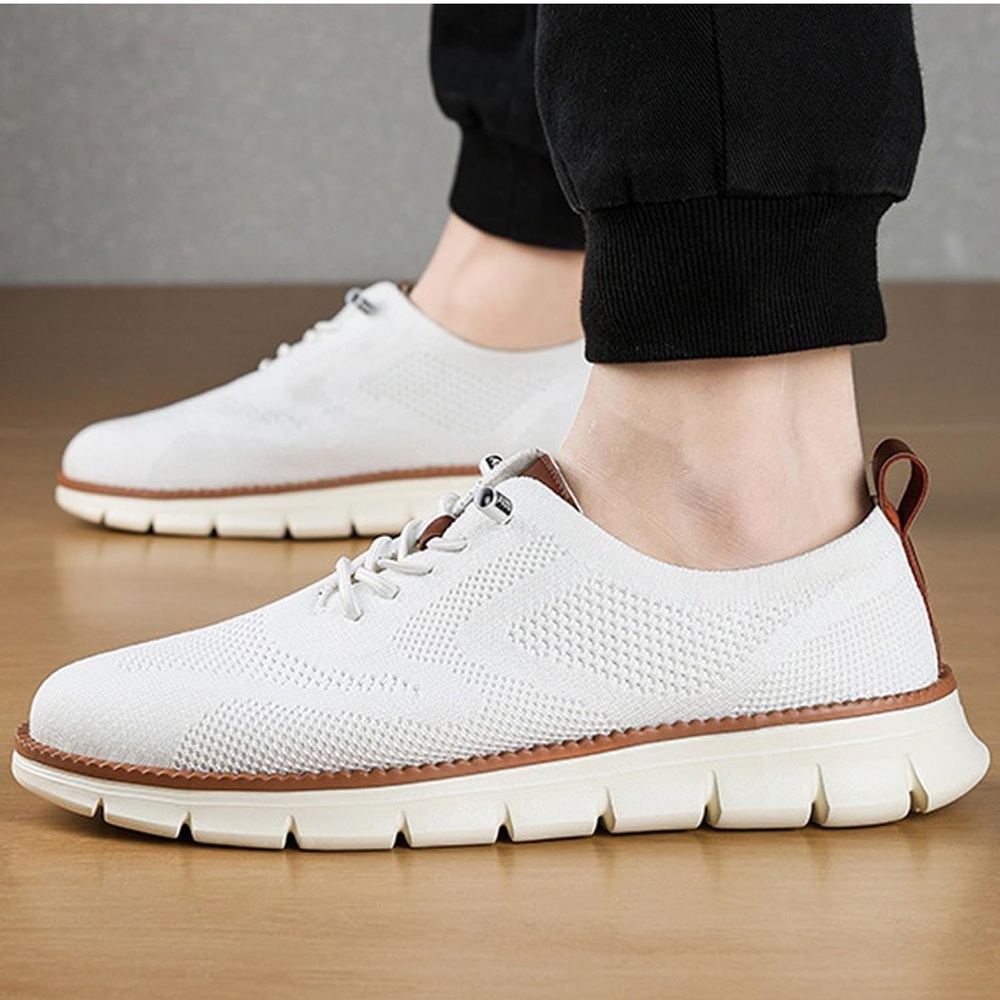 Breathable Knit Tech Casual Sneakers